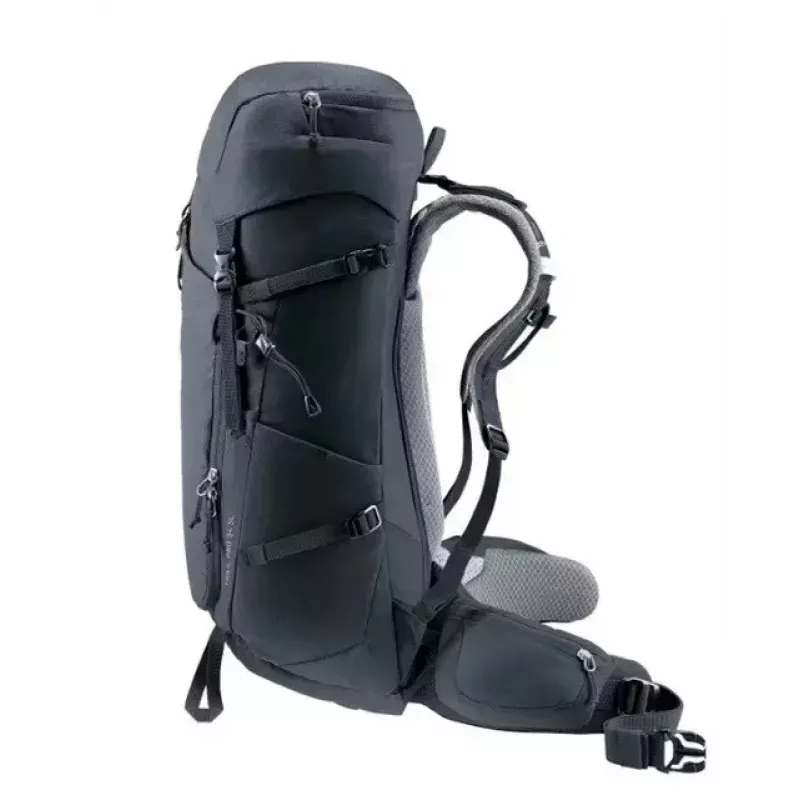 DEUTER Trail PRO 34 SL seljakott — naiste matkakott 34 L, kerge, vastupidav, must