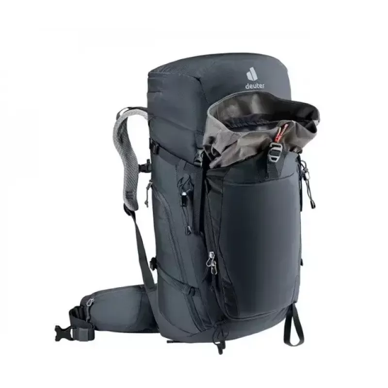 DEUTER Trail PRO 34 SL seljakott — naiste matkakott 34 L, kerge, vastupidav, must
