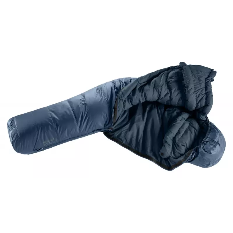 Muumiakujuline magamiskott DEUTER Astro 500 (-2 °C/28 °F), Ripstop sinine, 2050×750×480 mm