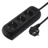 Hama 00108841 liigpingekaitse must 3 vahelduvvoolupistikut 230 V 3 m