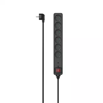 Hama 00223153 Nutikas pikendusjuhe 6 vahelduvvoolu pistikupesa 1.4 m 3680 W