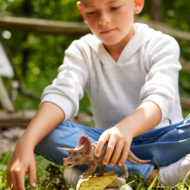 schleich Dinosaurused Triceratops, 4 a, Maa vallutamine, Dinosaurused ja vulkaan, Mitmevärviline, Plast, 1 tk