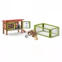 schleich FARM WORLD Küülikupuur, Talu, Taluloomad / talumänguasjad, 3 a, Mitmevärviline, Plast