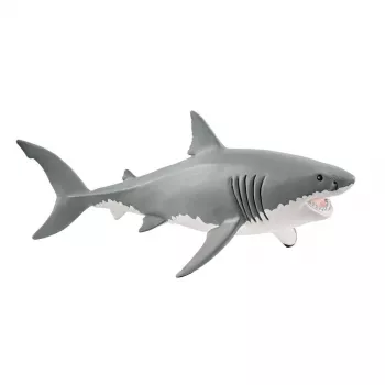 schleich WILD LIFE Suur valgehai, 3 a, Jää ja ookean, Metsloomad / seiklusmänguasjad, Mitmevärviline, Plast, 1 tk