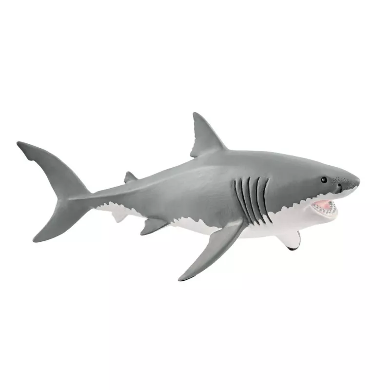 schleich WILD LIFE Suur valgehai, 3 a, Jää ja ookean, Metsloomad / seiklusmänguasjad, Mitmevärviline, Plast, 1 tk