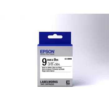 Epson Label Cartridge Standard LK-3WBN Standard Must/Valge 9mm (9m)