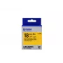Epson Label Cartridge Pastel LK-5YBP Must/Kollane 18mm (9m)