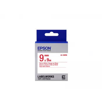 Epson Label Cartridge Standard LK-3WRN Punane/Valge 9mm (9m), Punane valgel, Jaapan, 9 mm, 9 m, 1 tk, 25 mm