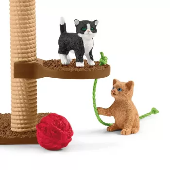 Mängukomplekt Schleich FARM WORLD Mänguaeg armsatele kassidele