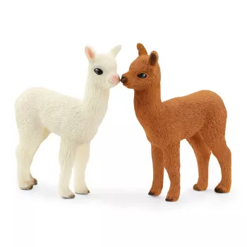 Schleich WILD LIFE alpakakomplekt, mets, metsloomad / seiklusmänguasjad, 3 a, pruun, valge