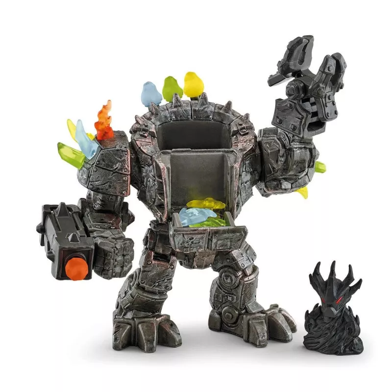 schleich ELDRADOR CREATURES Master Robot koos miniolendiga, mitmevärviline 42549