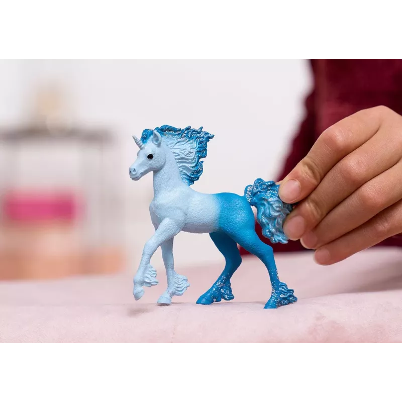 Schleich BAYALA Elementa veeleekide ükssarvikuvarsa kuju, sinine, alates 5. eluaastast