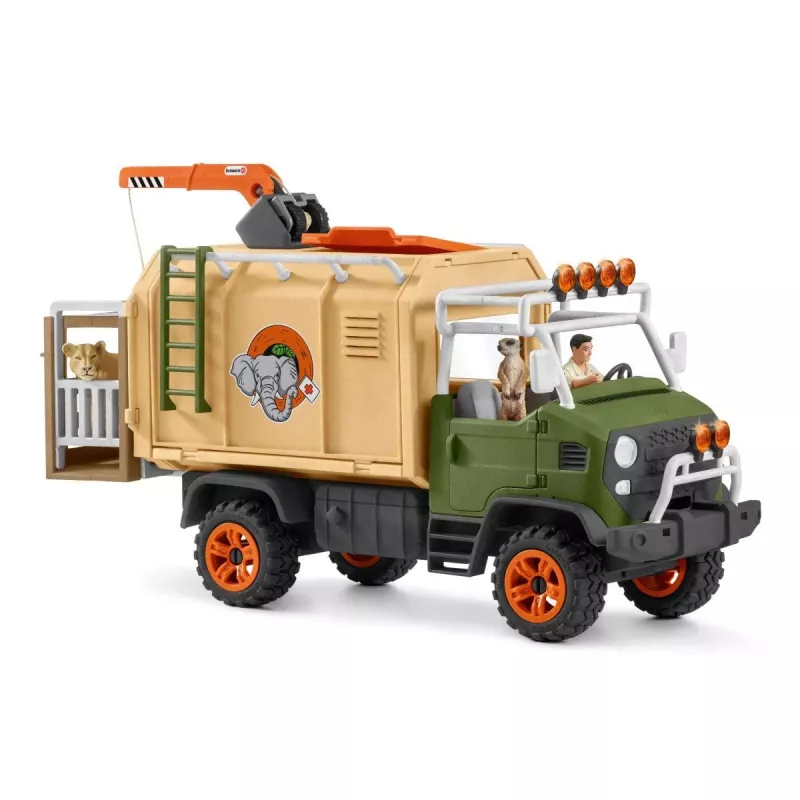 Animal rescue large truck Schleich WILD LIFE 42475
