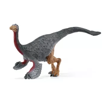 schleich Dinosaurs Gallimimus, 4 a, Conquering the Earth, Dinosaurused ja vulkaan, Pruun, Hall, Punane