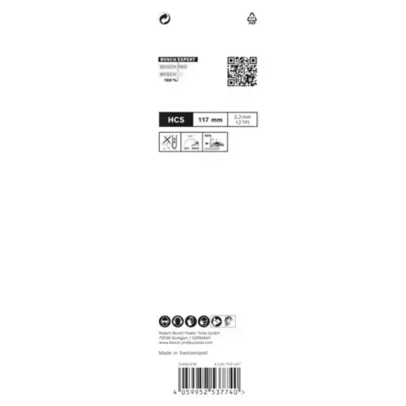 Bosch EXPERT ‘WOOD 2-SIDE CLEAN’ T 308 B pusleterad, kõrge süsinikusisaldusega teras (HCS), 25 tk