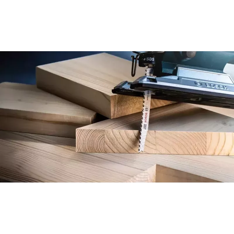 Bosch EXPERT ‘WOOD 2-SIDE CLEAN’ T 308 B pusleterad, kõrge süsinikusisaldusega teras (HCS), 25 tk