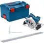 Bosch GKS 55+ GCE + FSN 1400 16,5 cm Must, Sinine 4700 RPM 1350 W