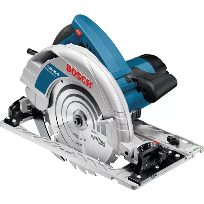 Bosch GKS 85 G + FSN 1400 23.5 cm Must, Sinine 5000 p/min 2200 W