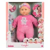 Simba‑Dickie Corolle 9000150050, interaktiivne väikelapsenukk, 42 cm, AA patarei, roosa