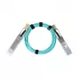 InfiniBand/kiudoptiline AOC-kaabel BlueOptics 15 m QSFP56–QSFP56 tsüaan
