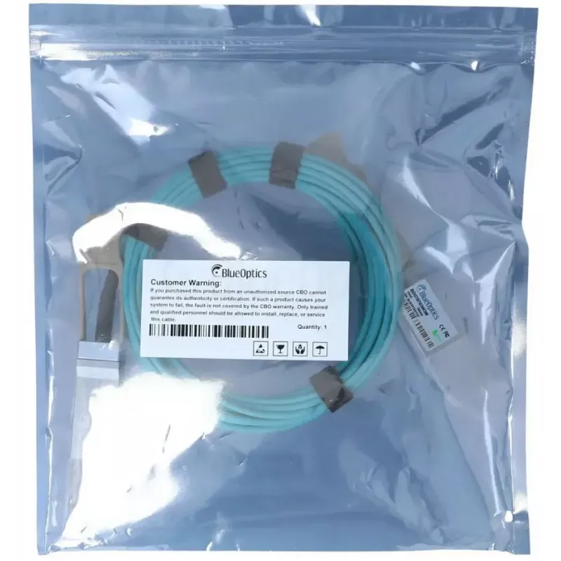 Fiiberoptiline InfiniBand-kaabel BlueOptics MFS1S00-H005E-BO, QSFP56–QSFP56, 5 m, oranž