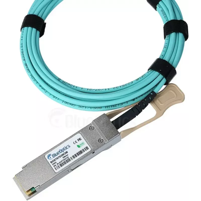 Fiiberoptiline InfiniBand kaabel BlueOptics QSFP56–QSFP56 15 m oranž