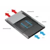 Vertiv SA1-01002XLNB võrguseadmete korpus 1U Must