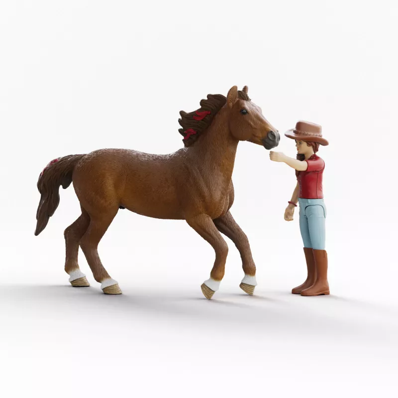 schleich HORSE CLUB Hannah & Cayenne, 5 a, Hobused, Mitmevärviline