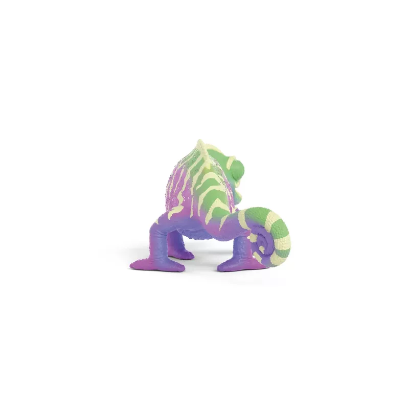 schleich Caspar kameeleon vikerkaarevärvides, 3 a, Mitmevärviline, Plastik