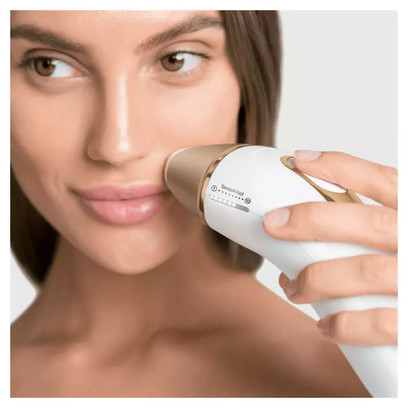 Braun Silk-expert Pro 5 PL5243 intensiivimpulssvalgus (IPL) Kuldne, Valge