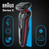 Braun Series 5 51-R1200S meeste pardel Fooliumpardel Trimmer Must, Punane