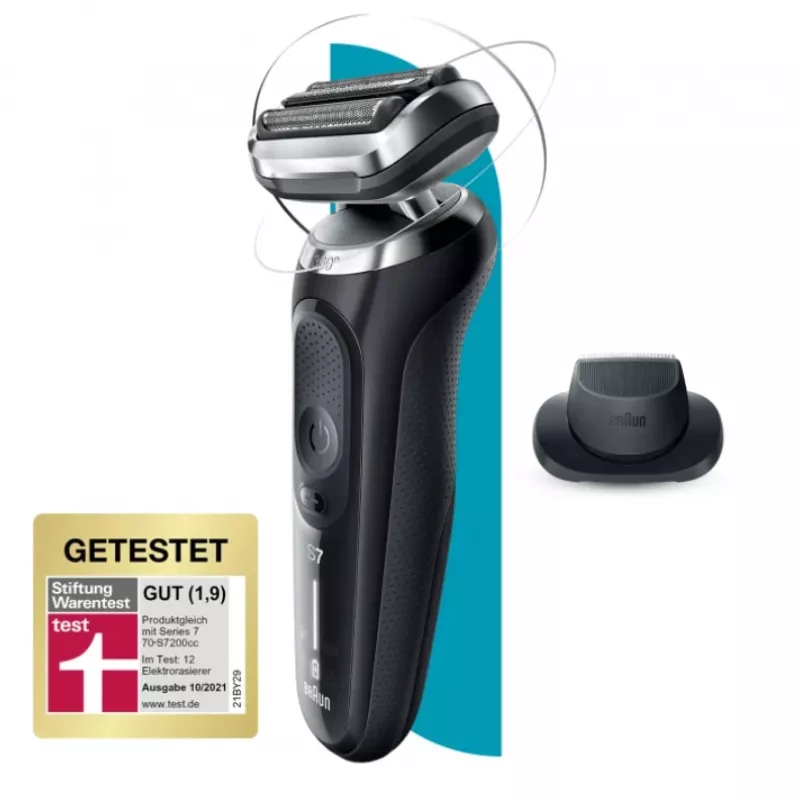 Braun Series 7 71-N1200s fooliumpardel Trimmer Roostevaba teras