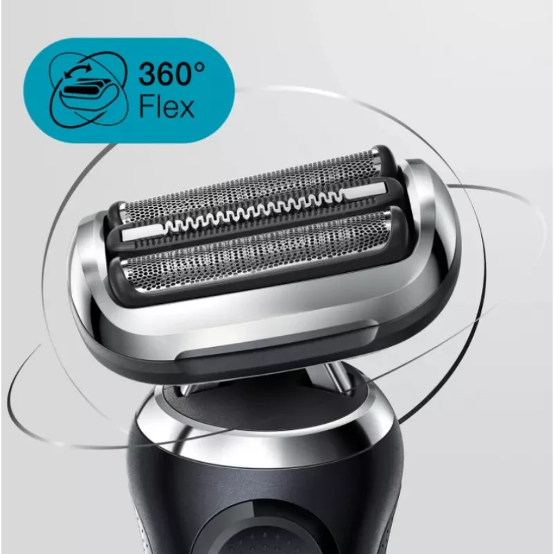 Braun Series 7 71-N1200s fooliumpardel Trimmer Roostevaba teras