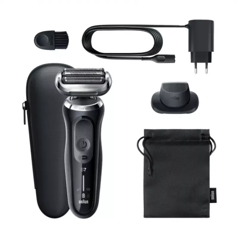 Braun Series 7 71-N1200s fooliumpardel Trimmer Roostevaba teras
