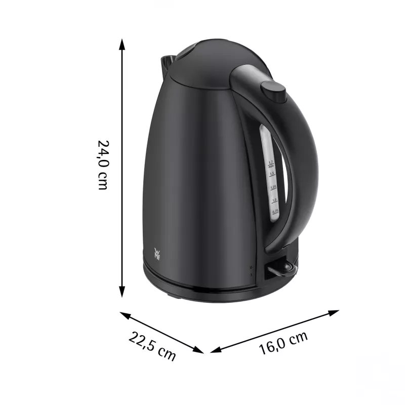 WMF Stelio 0413020072 elektriline veekeetja 1,7 L 2400 W Must