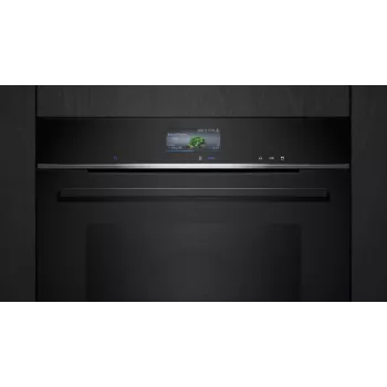Siemens HR776G1B1 ahi 71 L 3600 W Must, Roostevaba teras