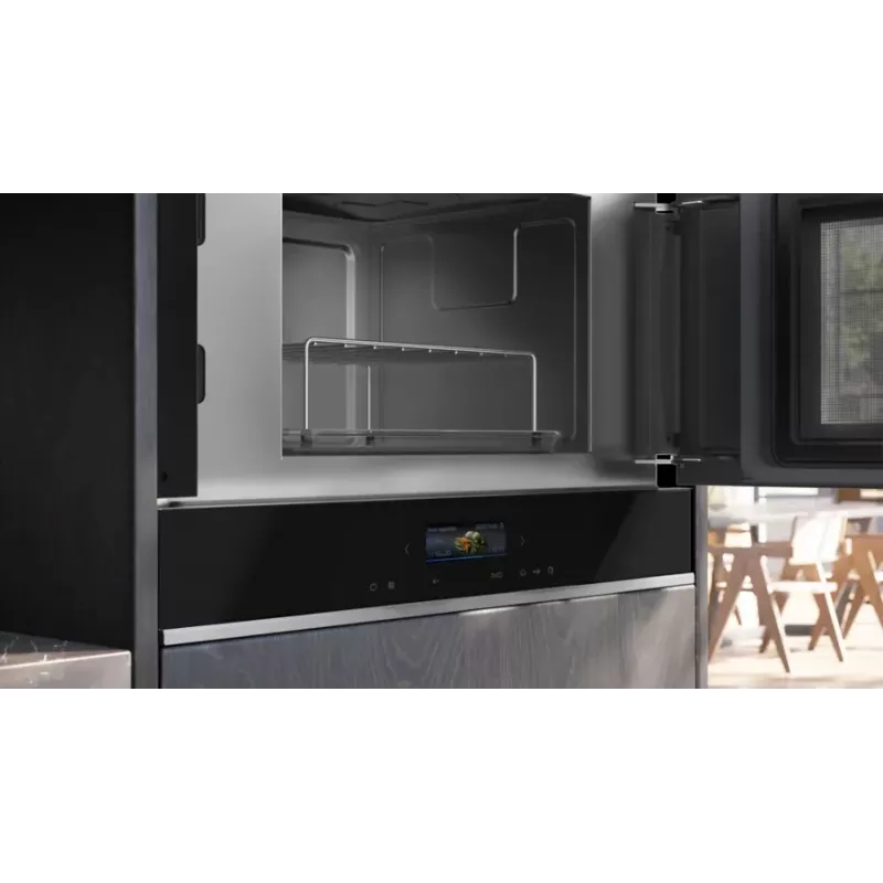 Siemens iQ700 BE732R1B1 mikrolaineahi Must Kombineeritud mikrolaineahi Sisseehitatav 21 L 900 W