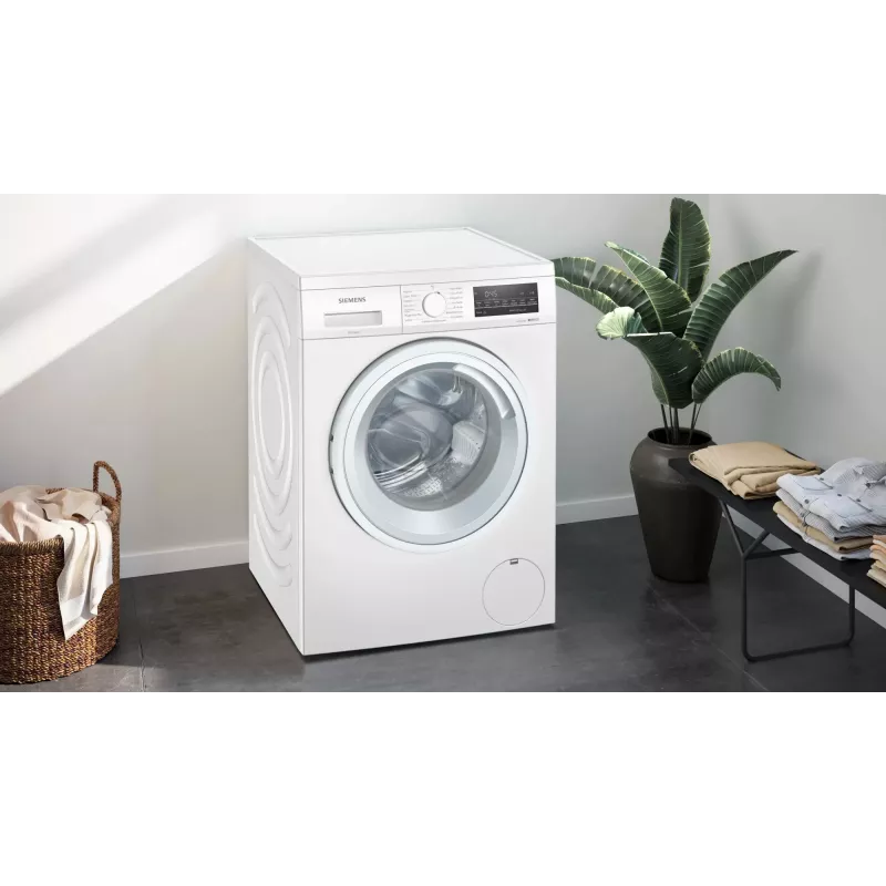 Siemens iQ500 WU14UT22 pesumasin eestlaetav 9 kg 1351 p/min valge