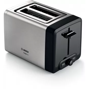 Bosch TAT4P420DE röster 2 viilu 970 W Must, Hõbedane