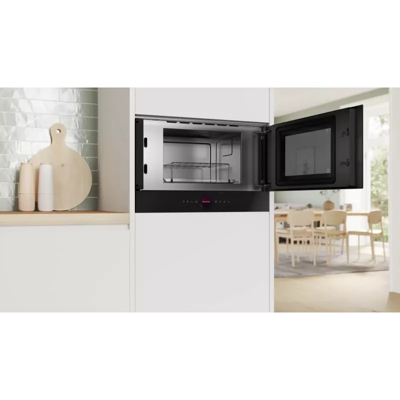 Bosch Serie 8 BER7321B1 mikrolaineahi Must Üksikmikrolaineahi Integreeritav 21 L 900 W