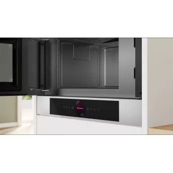 Bosch Serie 8 BFL7221W1 mikrolaineahi Valge Solo mikrolaineahi Sisseehitatav 21 L 900 W