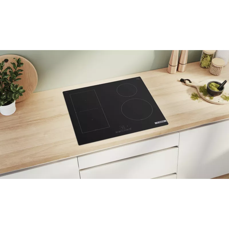 Bosch Serie 4 PVS61RBB5E pliidiplaat must sisseehitatud 60 cm tsoon-induktsioonpliit 4 keedutsooni