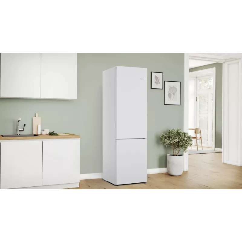 Bosch Serie 4 KGN392WCF külmik-sügavkülmik Eraldiseisev 363 L Valge