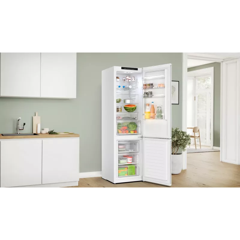 Bosch Serie 4 KGN392WCF külmik-sügavkülmik Eraldiseisev 363 L Valge