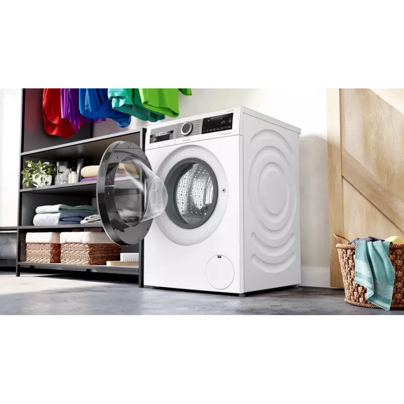 Bosch Serie 6 WGG244120 pesumasin eestlaetav 9 kg 1351 p/min valge