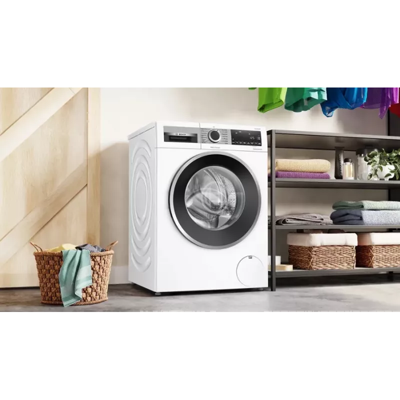 Bosch Serie 6 WGG244120 pesumasin eestlaetav 9 kg 1351 p/min valge