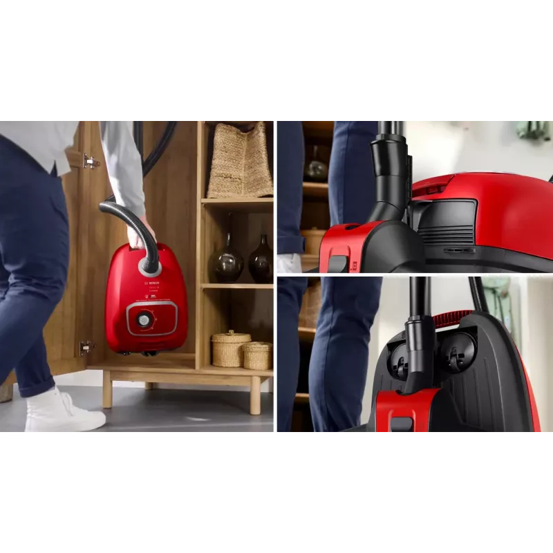 Bosch BGB41PET1 tolmuimeja 4 L silindertolmuimeja kuivpuhastus 700 W tolmukott