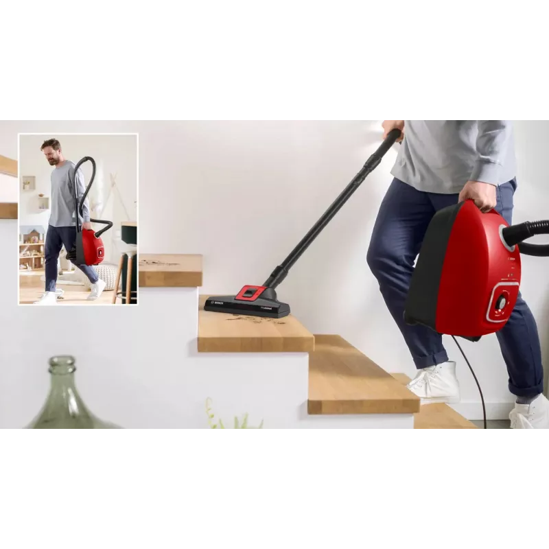 Bosch BGB41PET1 tolmuimeja 4 L silindertolmuimeja kuivpuhastus 700 W tolmukott
