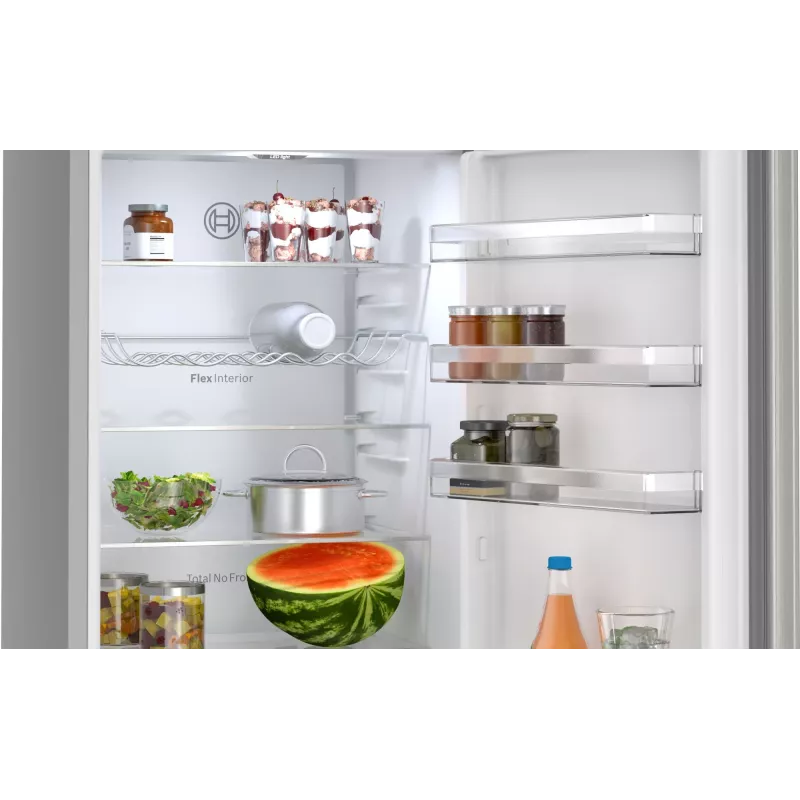 Bosch Serie 4 KGN392LAG külmik-sügavkülmik Eraldiseisev 363 L Metallik