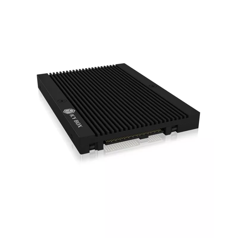 ICY BOX IB-M2U04 SSD-korpus Must 2,5 tolli